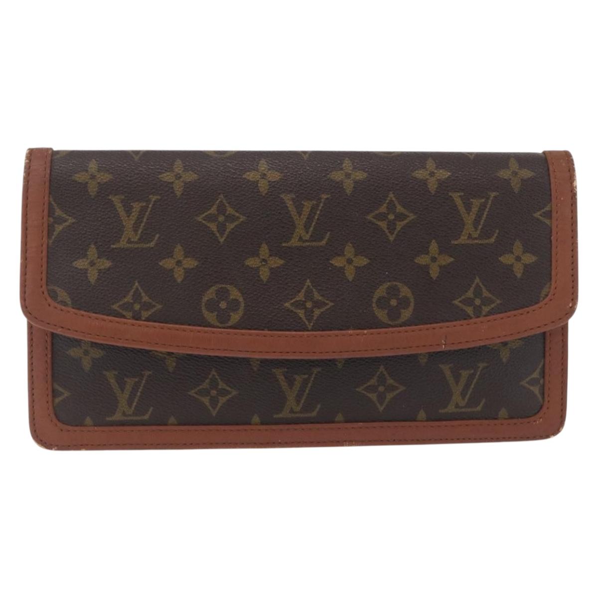 LOUIS VUITTON Monogram Pochette Dam GM Clutch Bag M51810 LV Auth 206574