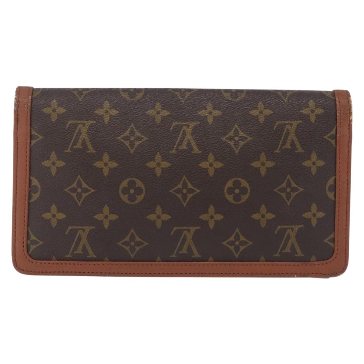 LOUIS VUITTON Monogram Pochette Dam GM Clutch Bag M51810 LV Auth 206574
