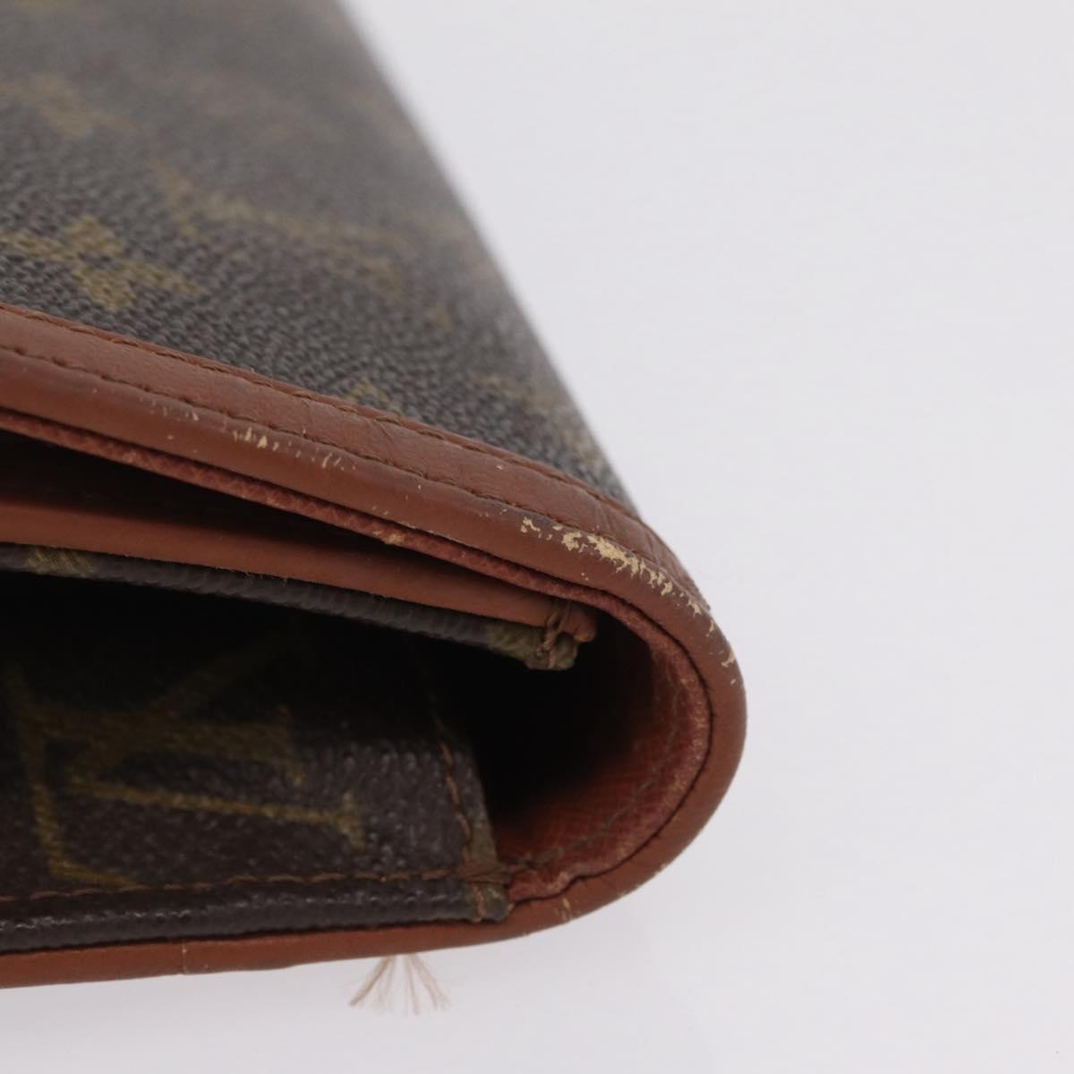 LOUIS VUITTON Monogram Pochette Dam GM Clutch Bag M51810 LV Auth 206574