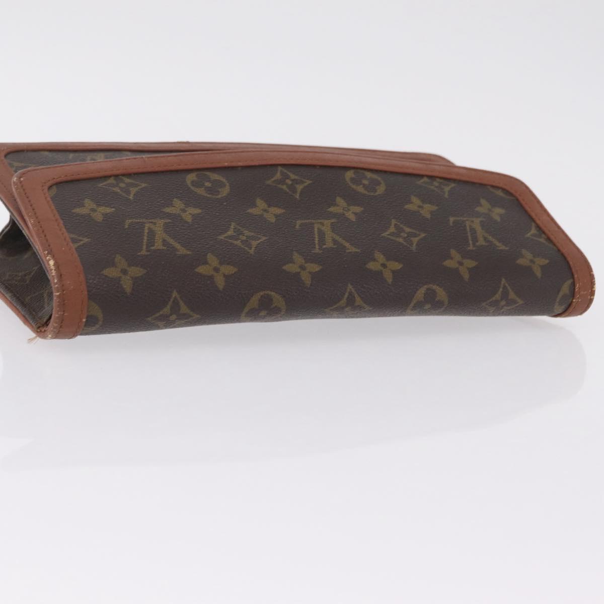 LOUIS VUITTON Monogram Pochette Dam GM Clutch Bag M51810 LV Auth 206574