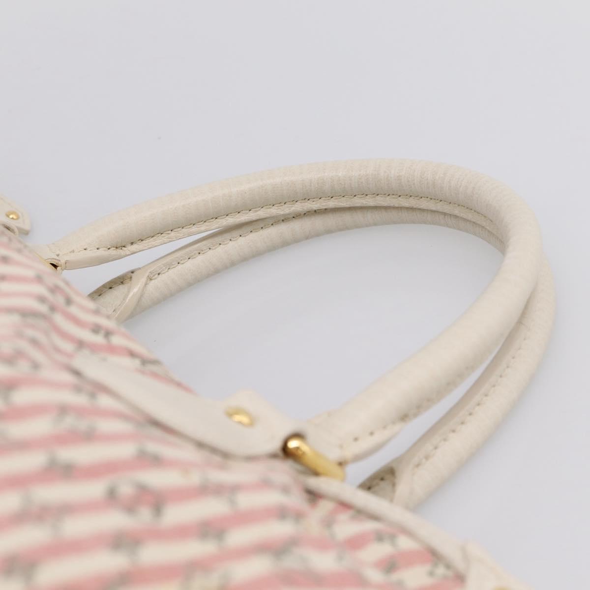 LOUIS VUITTON Monogram Mini Lin Croisette Marina PM Pink M95495 LV Auth 206600