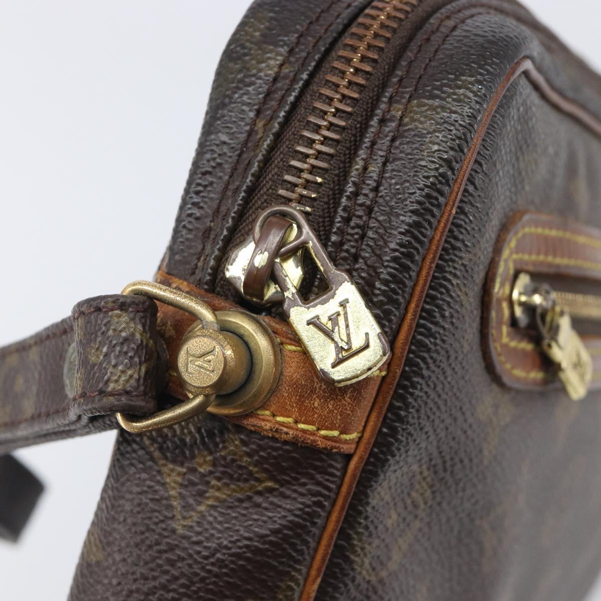 LOUIS VUITTON Monogram Marly Dragonne PM Clutch Bag M51827 LV Auth 206614