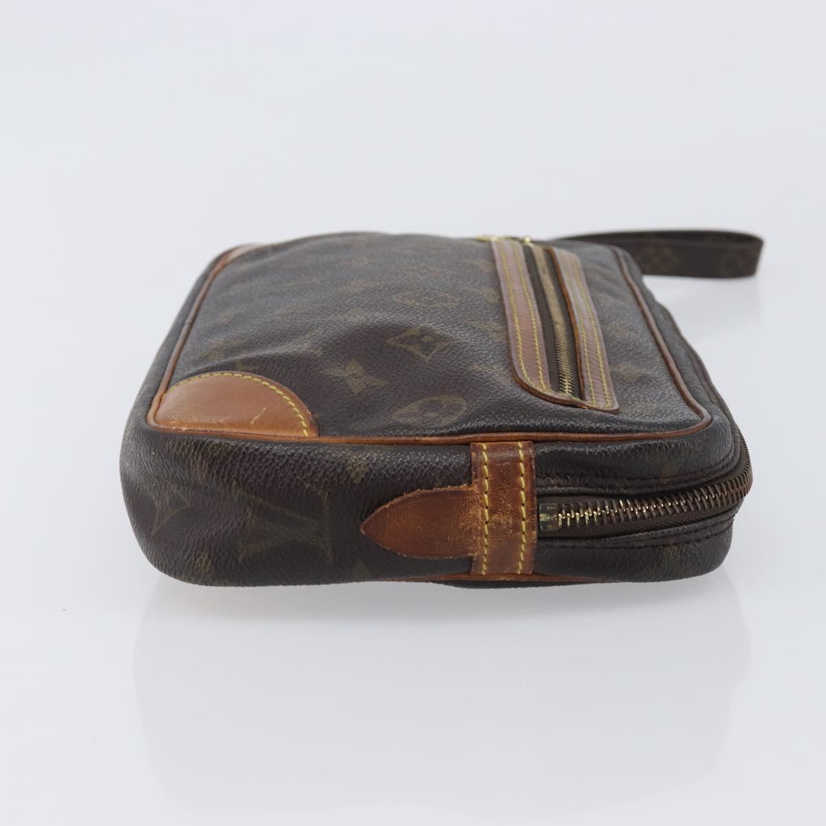 LOUIS VUITTON Monogram Marly Dragonne PM Clutch Bag M51827 LV Auth 206614