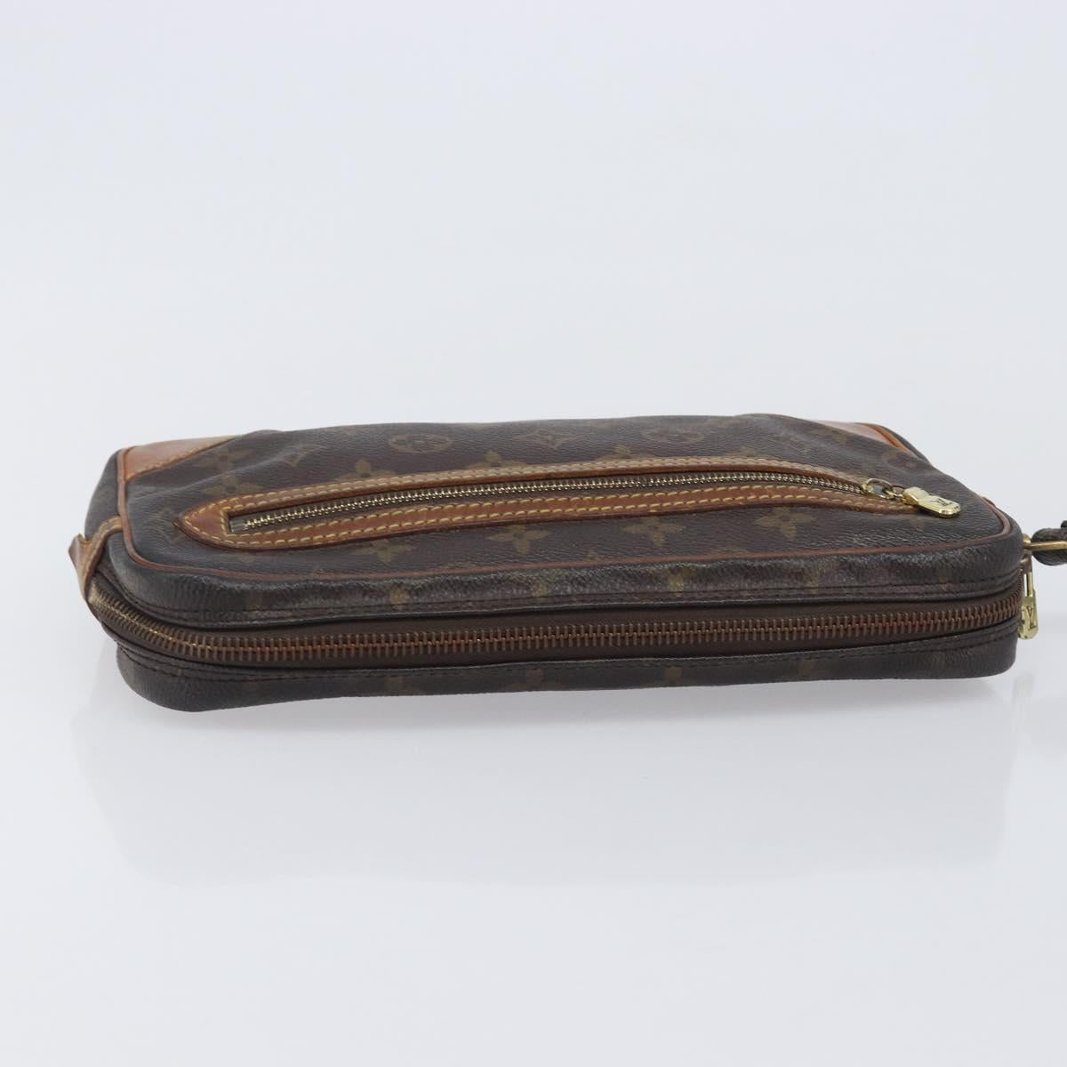 LOUIS VUITTON Monogram Marly Dragonne PM Clutch Bag M51827 LV Auth 206614