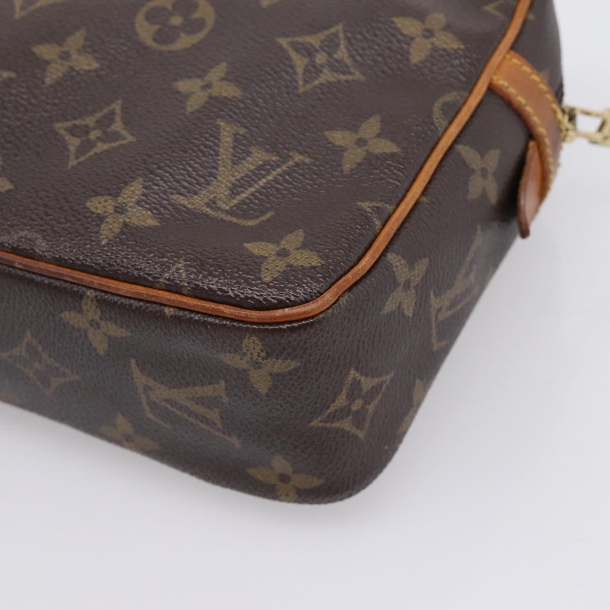 LOUIS VUITTON Monogram Compiegne 23 Clutch Bag M51847 LV Auth 206617