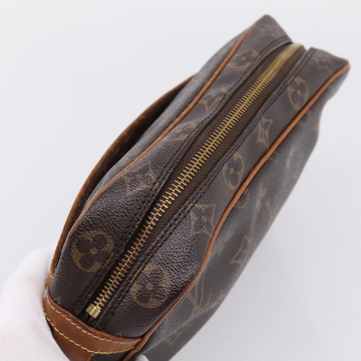 LOUIS VUITTON Monogram Compiegne 23 Clutch Bag M51847 LV Auth 206617