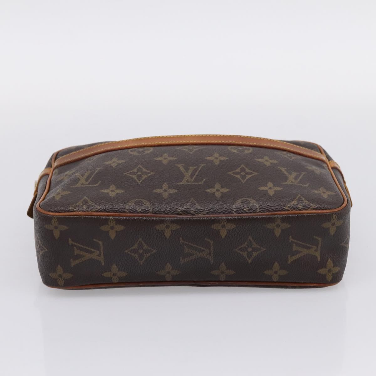 LOUIS VUITTON Monogram Compiegne 23 Clutch Bag M51847 LV Auth 206617
