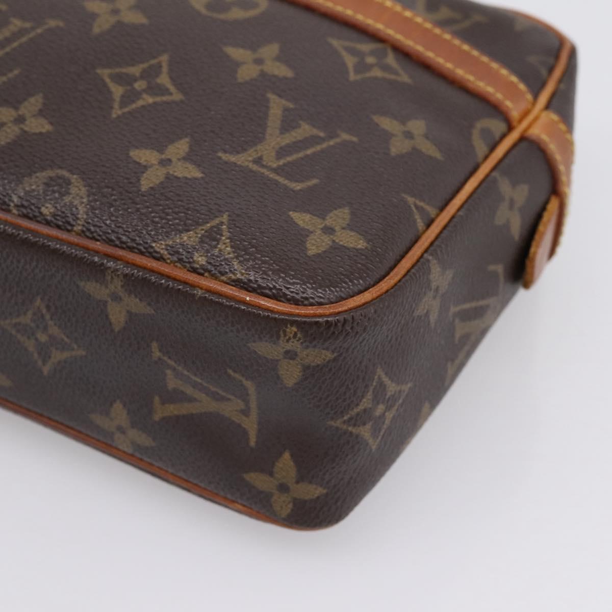 LOUIS VUITTON Monogram Compiegne 23 Clutch Bag M51847 LV Auth 206617
