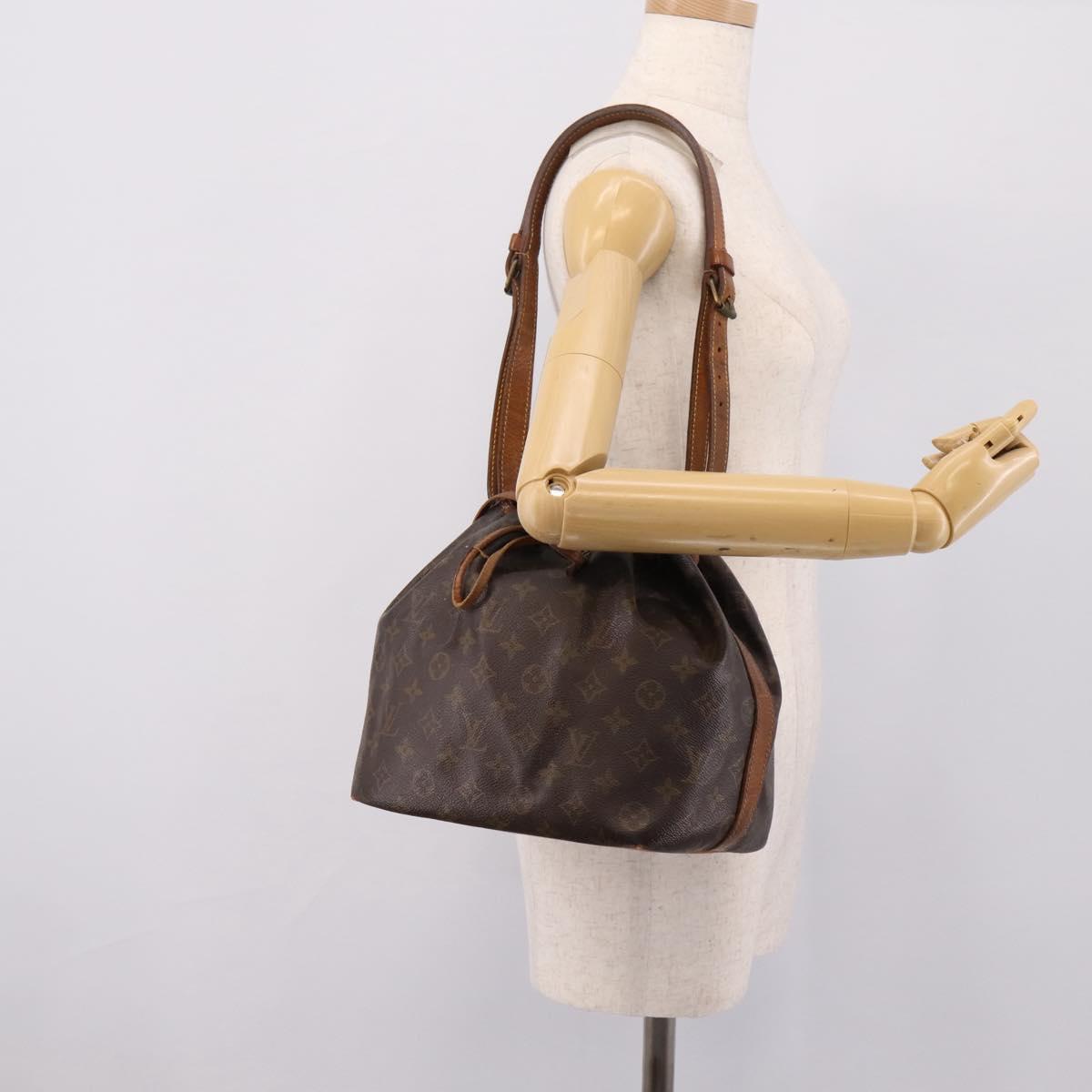 LOUIS VUITTON Monogram Petit Noe Shoulder Bag M42226 LV Auth 206621