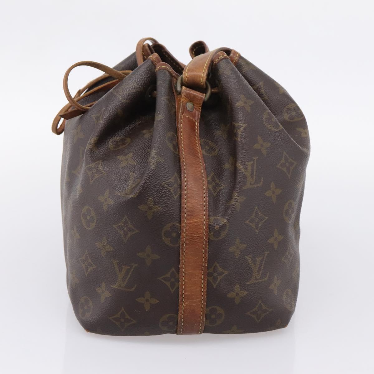 LOUIS VUITTON Monogram Petit Noe Shoulder Bag M42226 LV Auth 206621