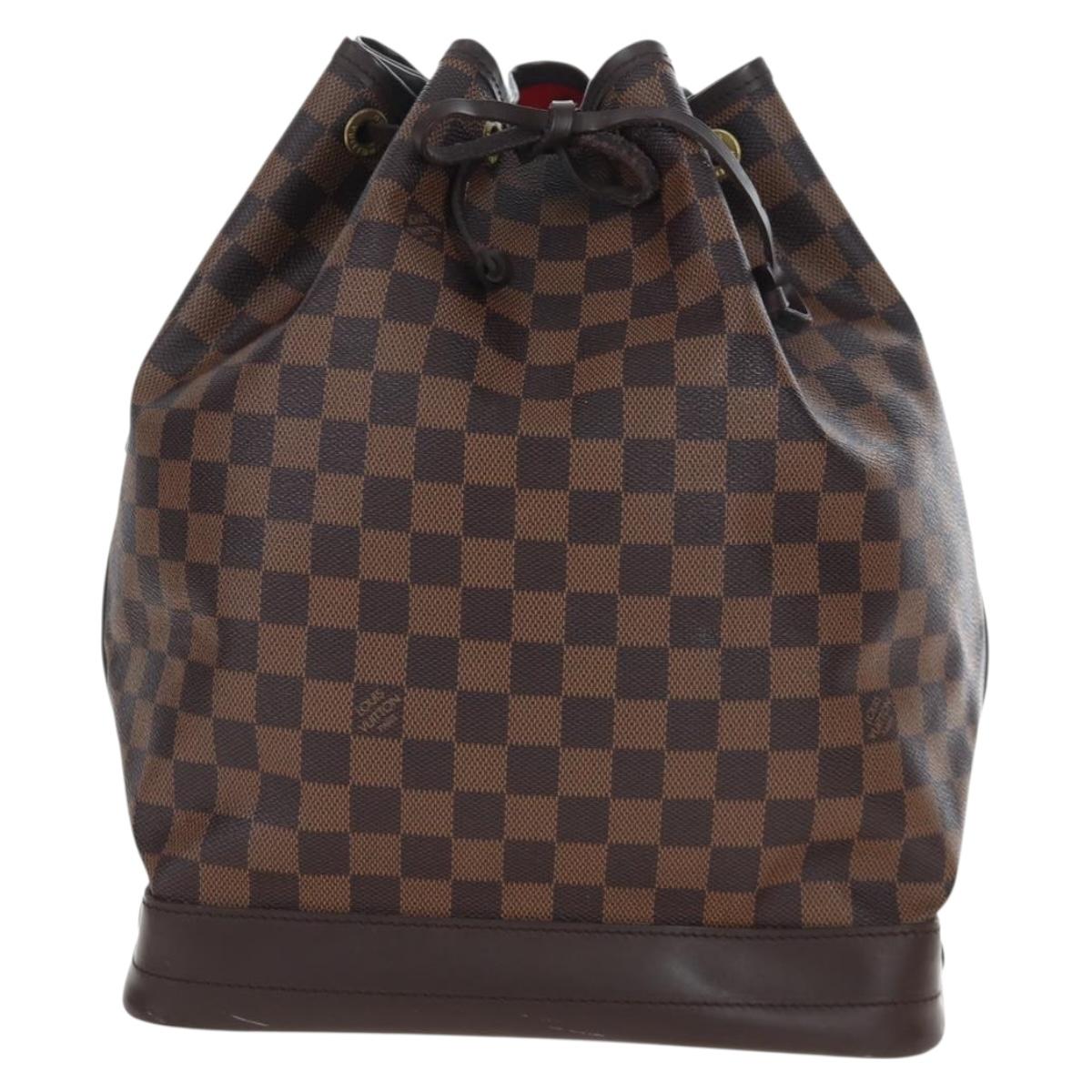 LOUIS VUITTON Damier Ebene Noe Shoulder Bag SPO N42229 LV Auth 206623SAV