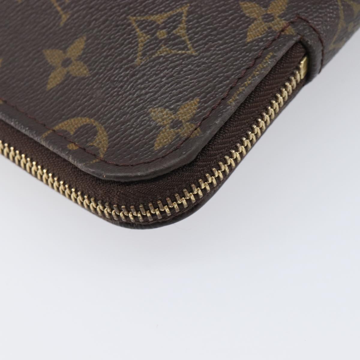 LOUIS VUITTON Monogram Posh Documents Clutch Bag LV Auth 206625
