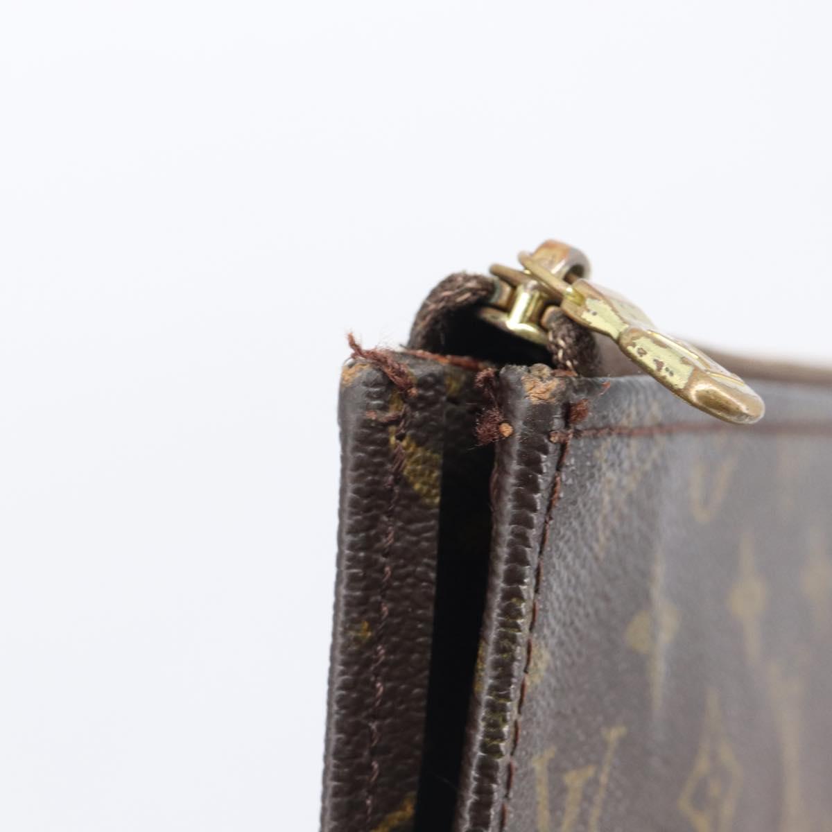 LOUIS VUITTON Monogram Posh Documents Clutch Bag LV Auth 206625