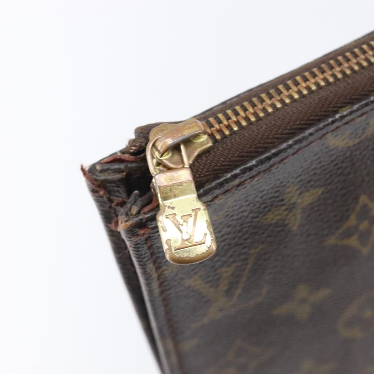 LOUIS VUITTON Monogram Posh Documents Clutch Bag LV Auth 206625