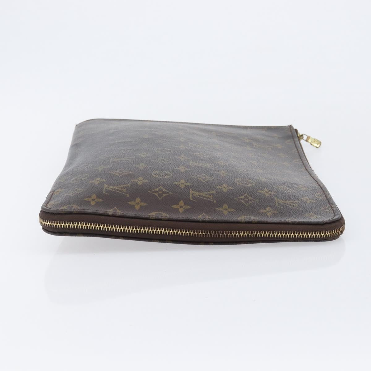 LOUIS VUITTON Monogram Posh Documents Clutch Bag LV Auth 206625