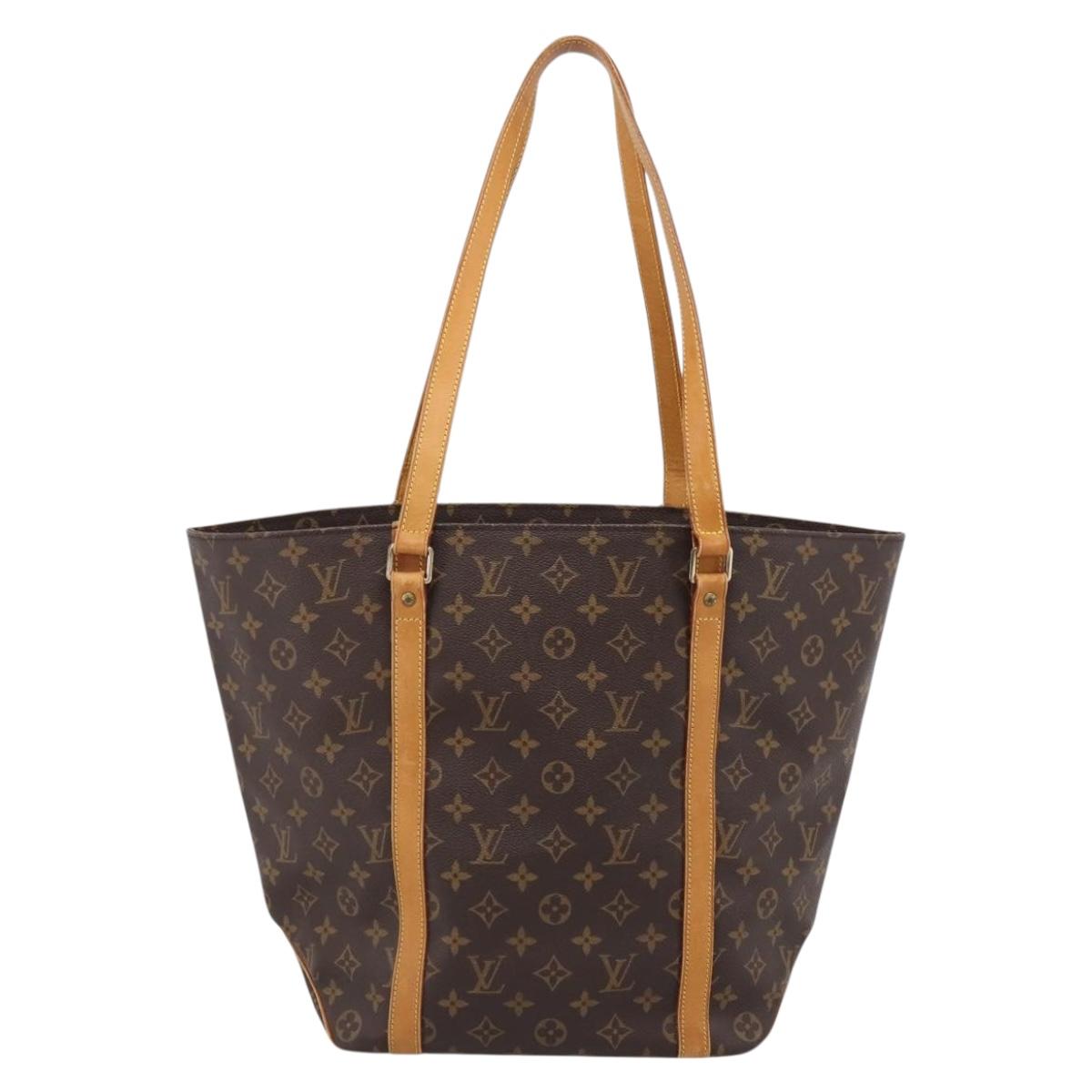 LOUIS VUITTON Monogram Sac Shopping Tote Bag M51108 LV Auth 206626