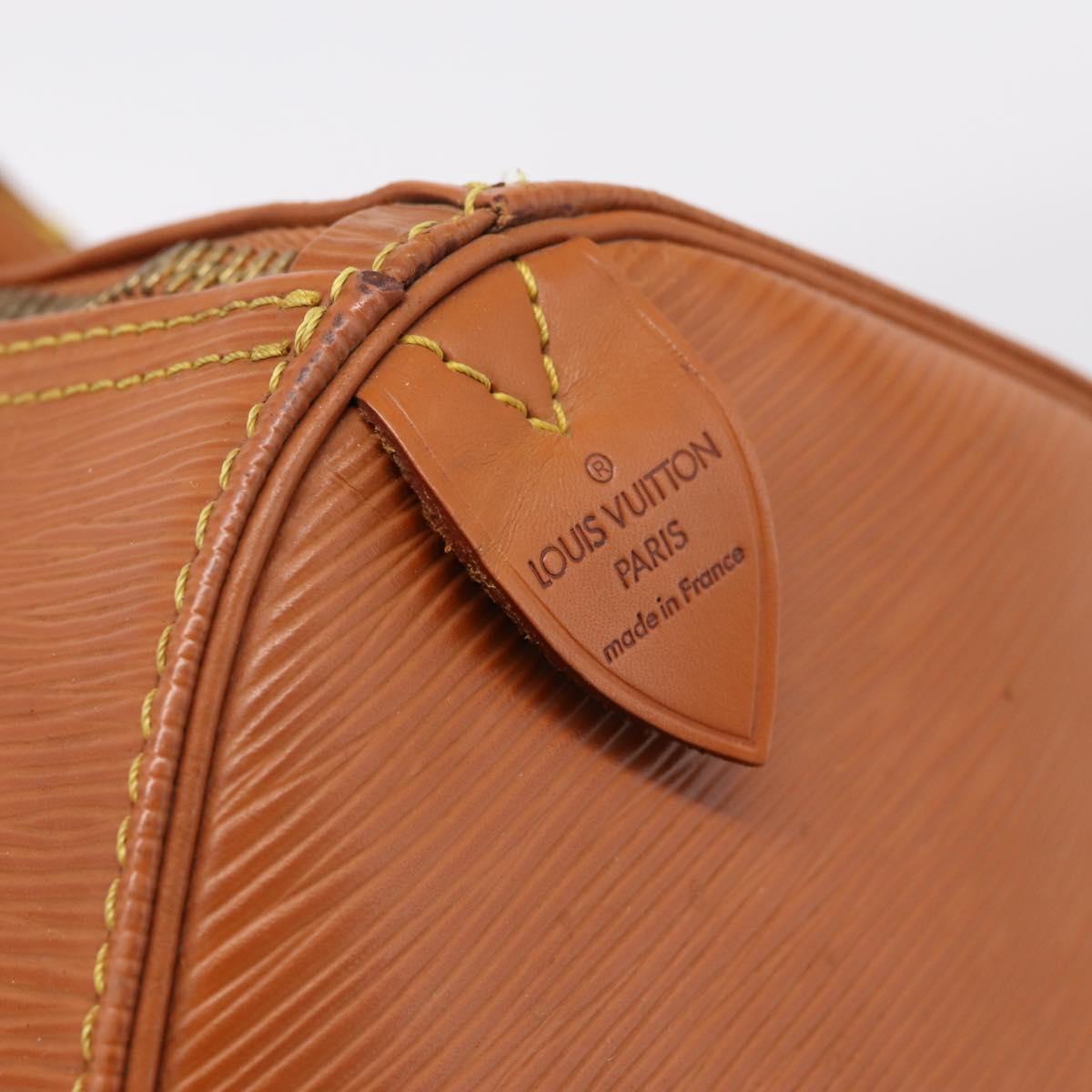 LOUIS VUITTON Epi Keepall 45 Boston Bag Zipangu Gold M42978 LV Auth 206629