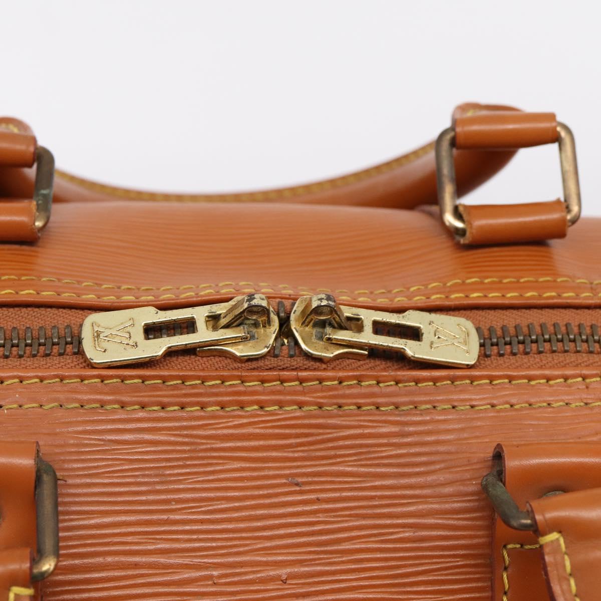LOUIS VUITTON Epi Keepall 45 Boston Bag Zipangu Gold M42978 LV Auth 206629