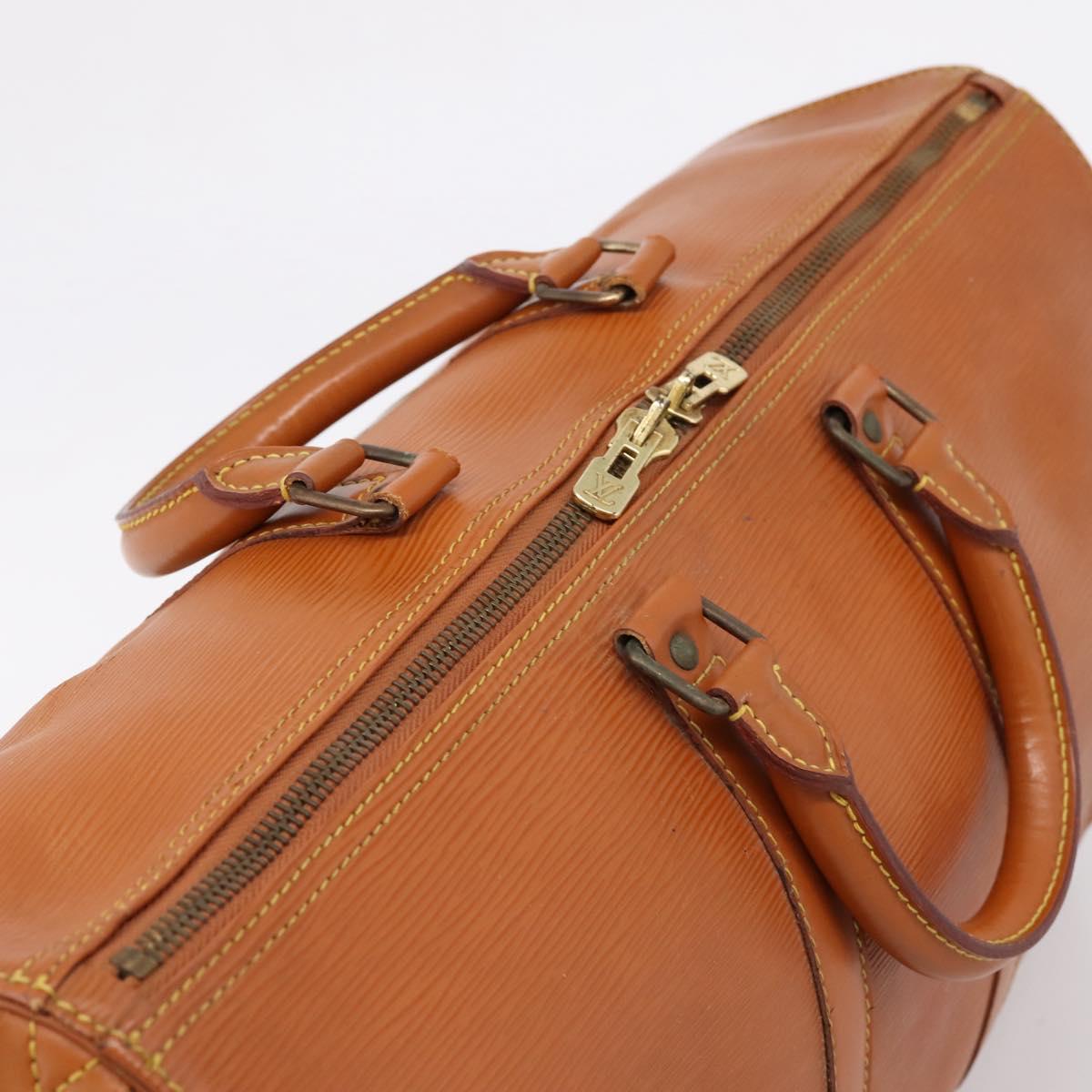 LOUIS VUITTON Epi Keepall 45 Boston Bag Zipangu Gold M42978 LV Auth 206629