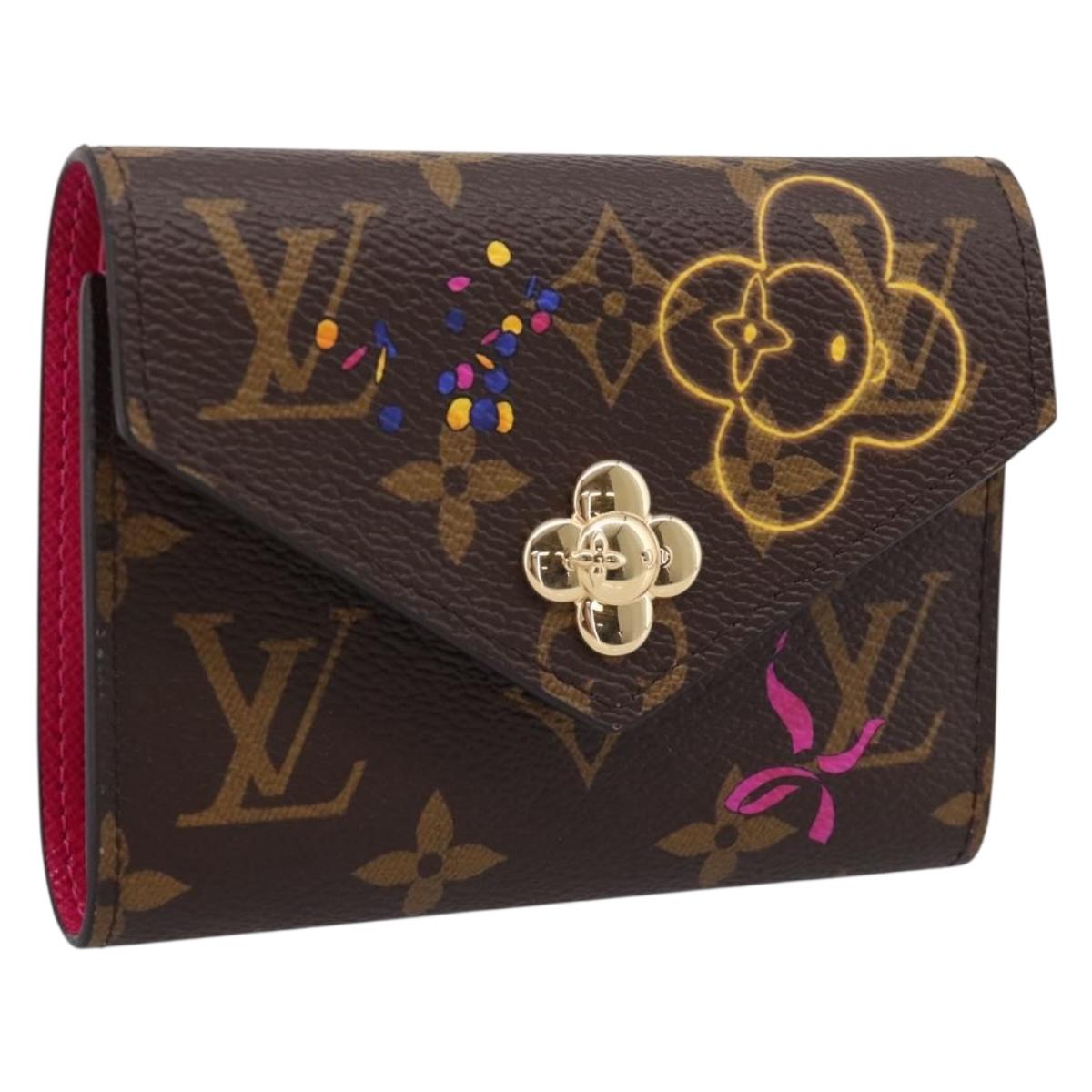 LOUIS VUITTON Monogram Vivienne Portefeuille Victorine M15337 LV Auth 206631SAM