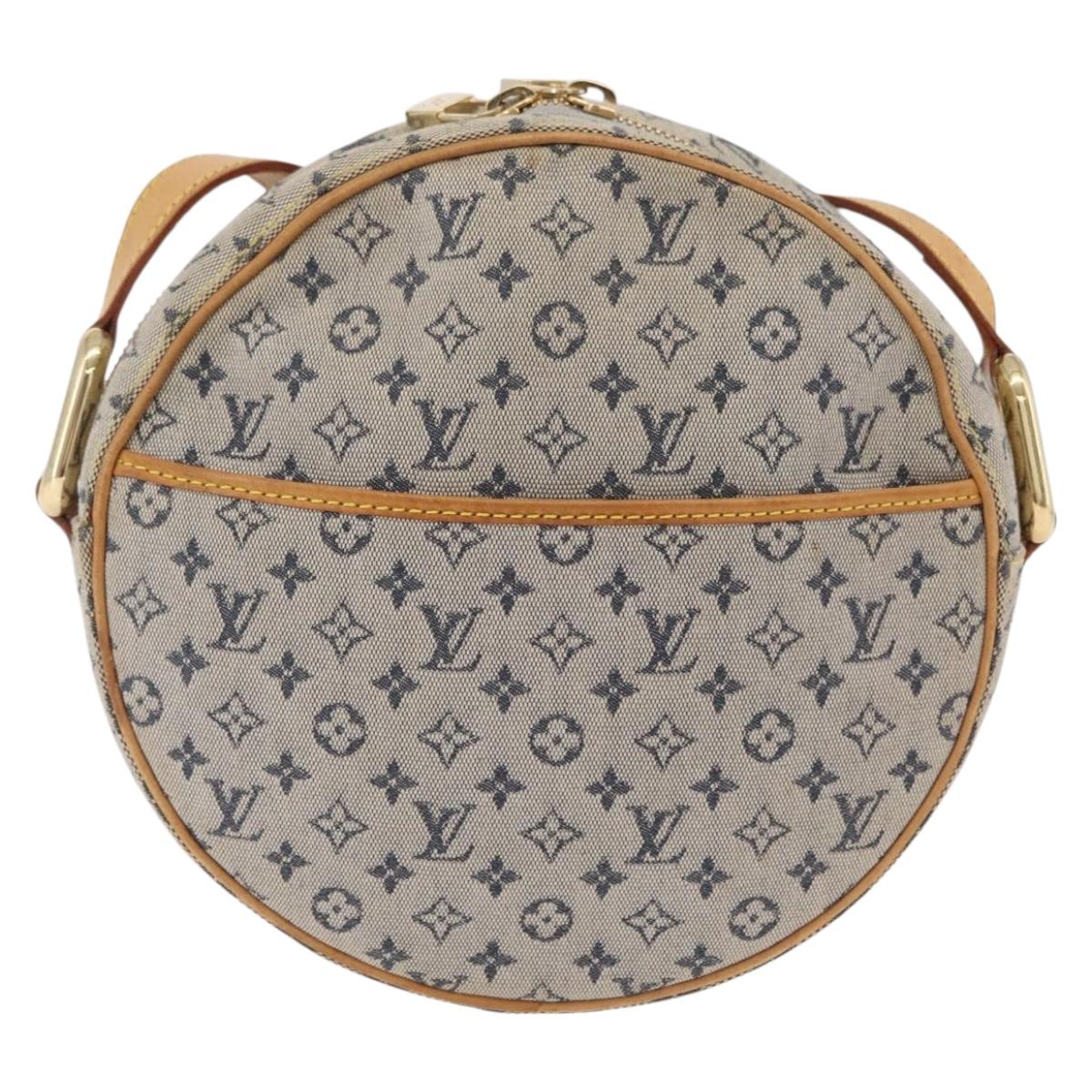 LOUIS VUITTON Monogram Mini Jeanne GM Shoulder Bag Blue M92000 LV Auth 206634