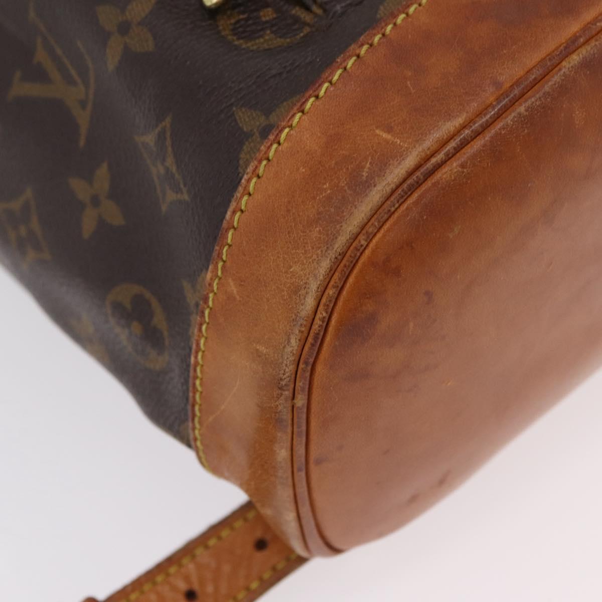 LOUIS VUITTON Monogram Montsouris MM Backpack M51136 LV Auth 206639