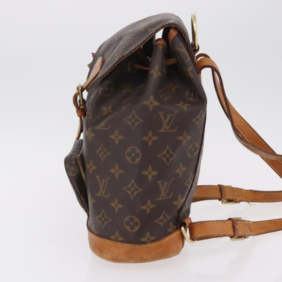 LOUIS VUITTON Monogram Montsouris MM Backpack M51136 LV Auth 206639
