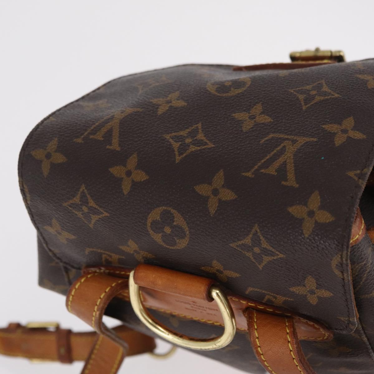 LOUIS VUITTON Monogram Montsouris MM Backpack M51136 LV Auth 206639