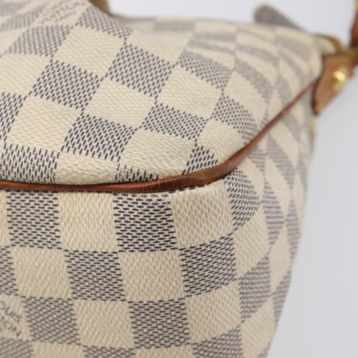 LOUIS VUITTON Damier Azur Siracusa PM Shoulder Bag N41113 LV Auth 206640