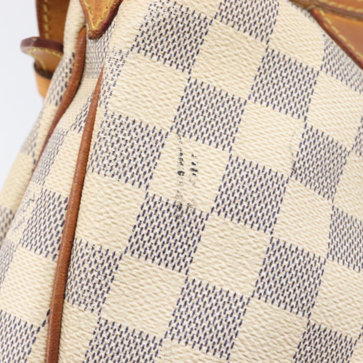 LOUIS VUITTON Damier Azur Siracusa PM Shoulder Bag N41113 LV Auth 206640