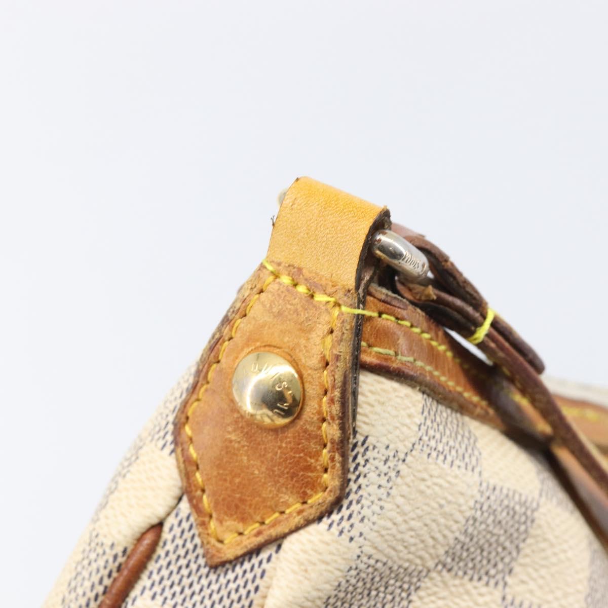 LOUIS VUITTON Damier Azur Siracusa PM Shoulder Bag N41113 LV Auth 206640