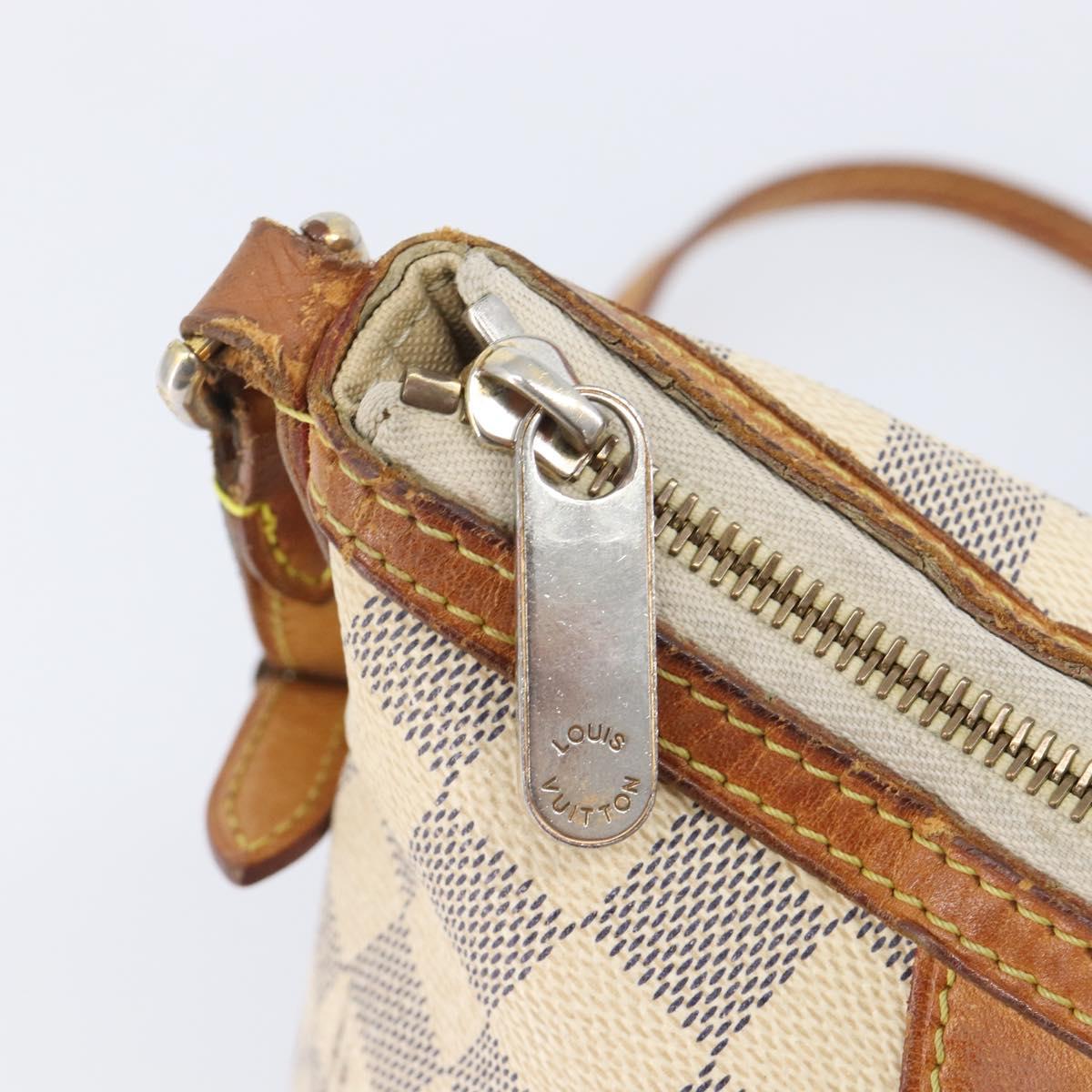 LOUIS VUITTON Damier Azur Siracusa PM Shoulder Bag N41113 LV Auth 206640