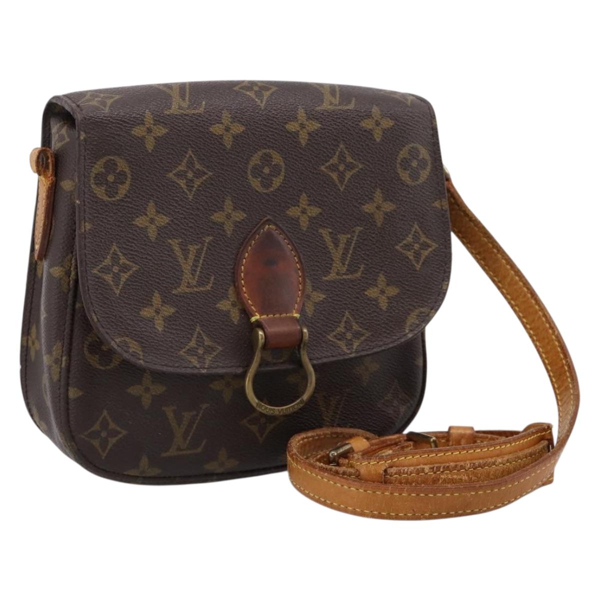 LOUIS VUITTON Monogram Saint Cloud MM Shoulder Bag M51243 LV Auth 206649
