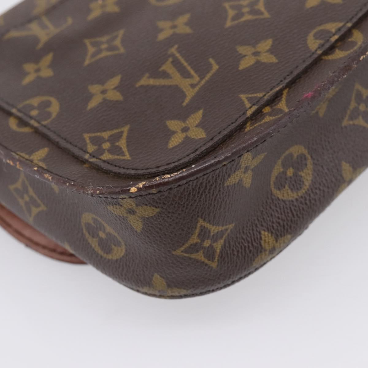 LOUIS VUITTON Monogram Saint Cloud MM Shoulder Bag M51243 LV Auth 206649