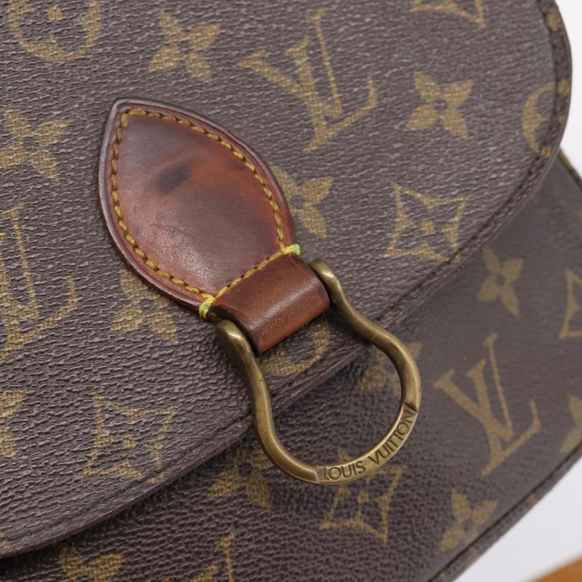 LOUIS VUITTON Monogram Saint Cloud MM Shoulder Bag M51243 LV Auth 206649
