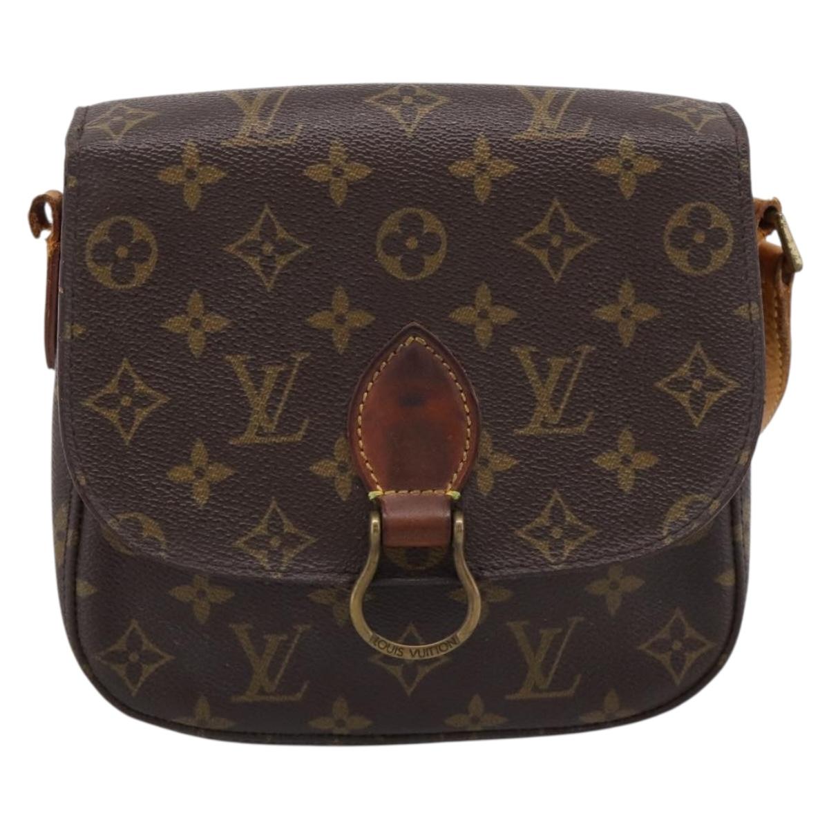 LOUIS VUITTON Monogram Saint Cloud MM Shoulder Bag M51243 LV Auth 206649