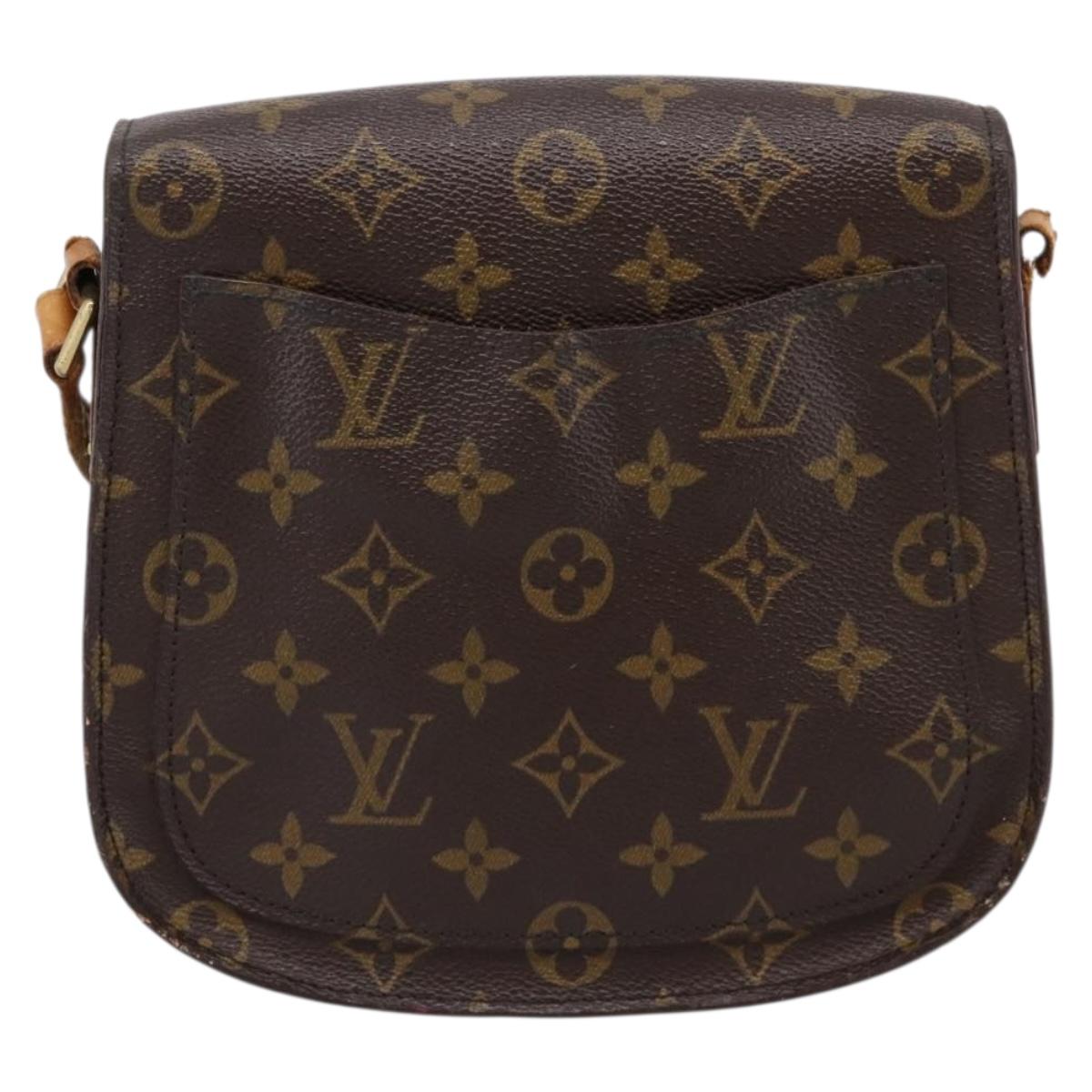 LOUIS VUITTON Monogram Saint Cloud MM Shoulder Bag M51243 LV Auth 206649