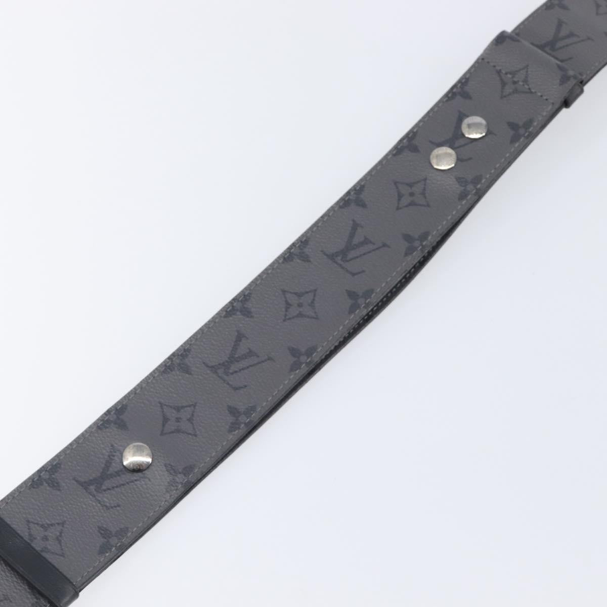 LOUIS VUITTON Monogram Eclipse Shoulder Strap J02498 LV Auth 206653V