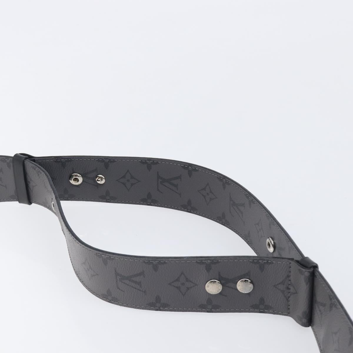 LOUIS VUITTON Monogram Eclipse Shoulder Strap J02498 LV Auth 206653V