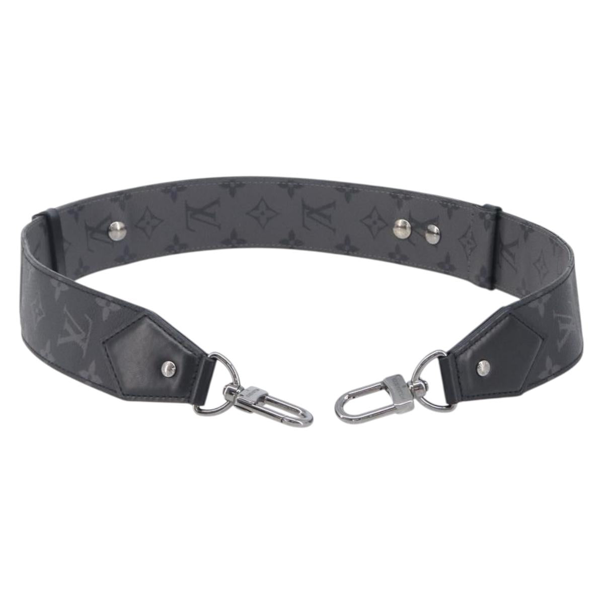LOUIS VUITTON Monogram Eclipse Shoulder Strap J02498 LV Auth 206653V