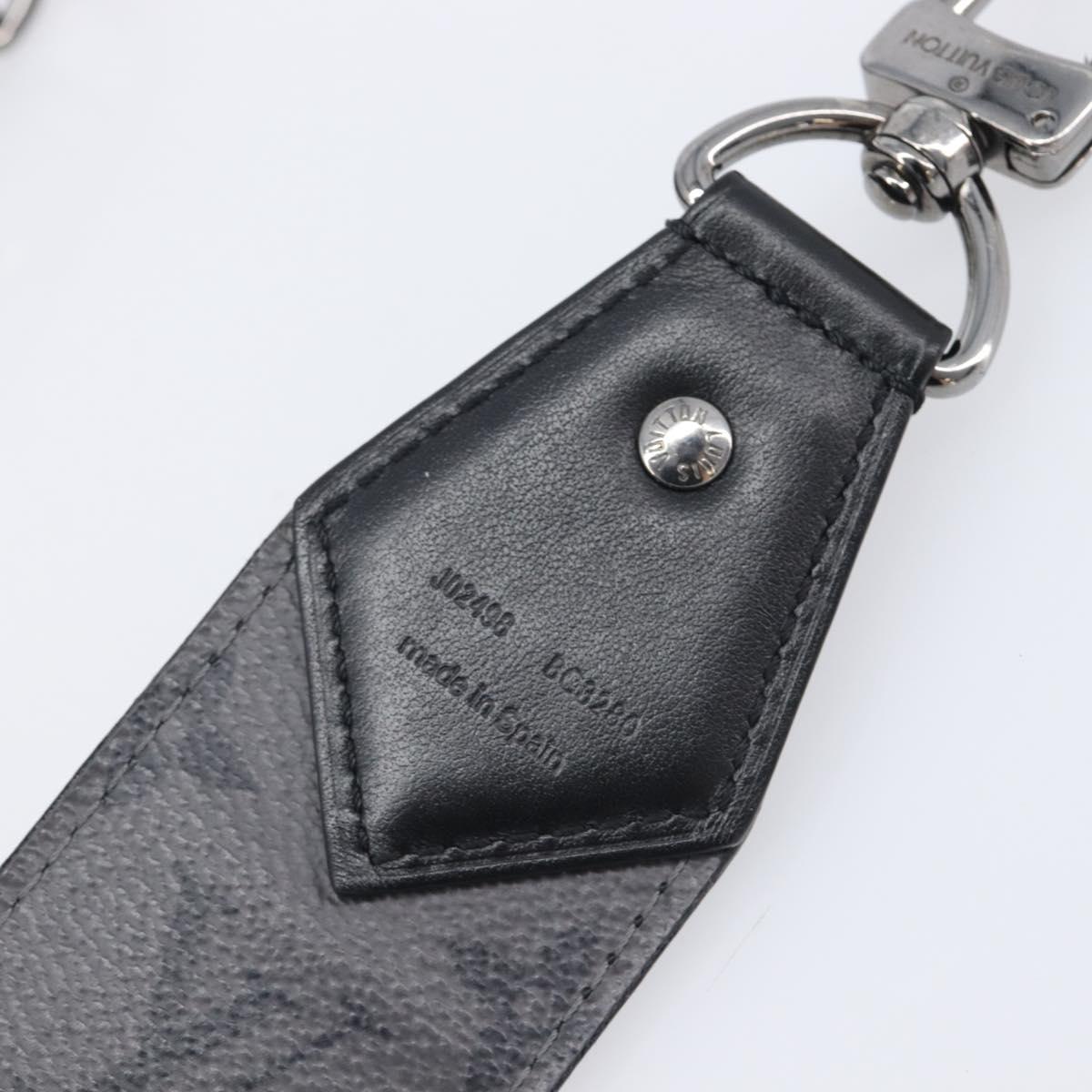 LOUIS VUITTON Monogram Eclipse Shoulder Strap J02498 LV Auth 206653V