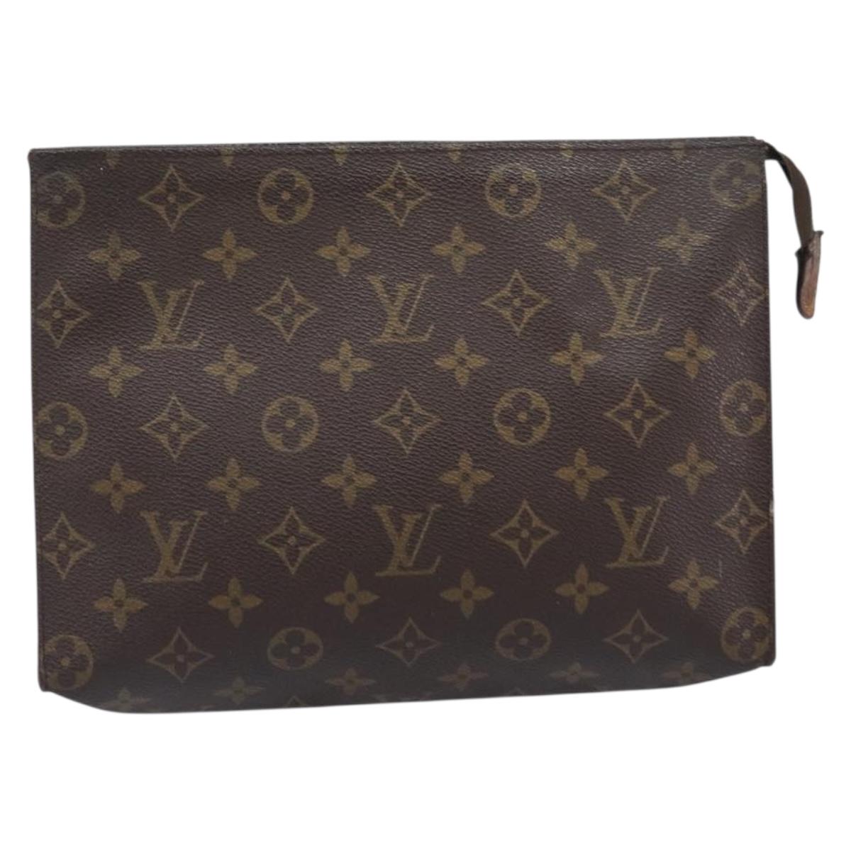 LOUIS VUITTON Monogram Epi Denim Posh Toilet Bag 2 Set Blue LV Auth 206657
