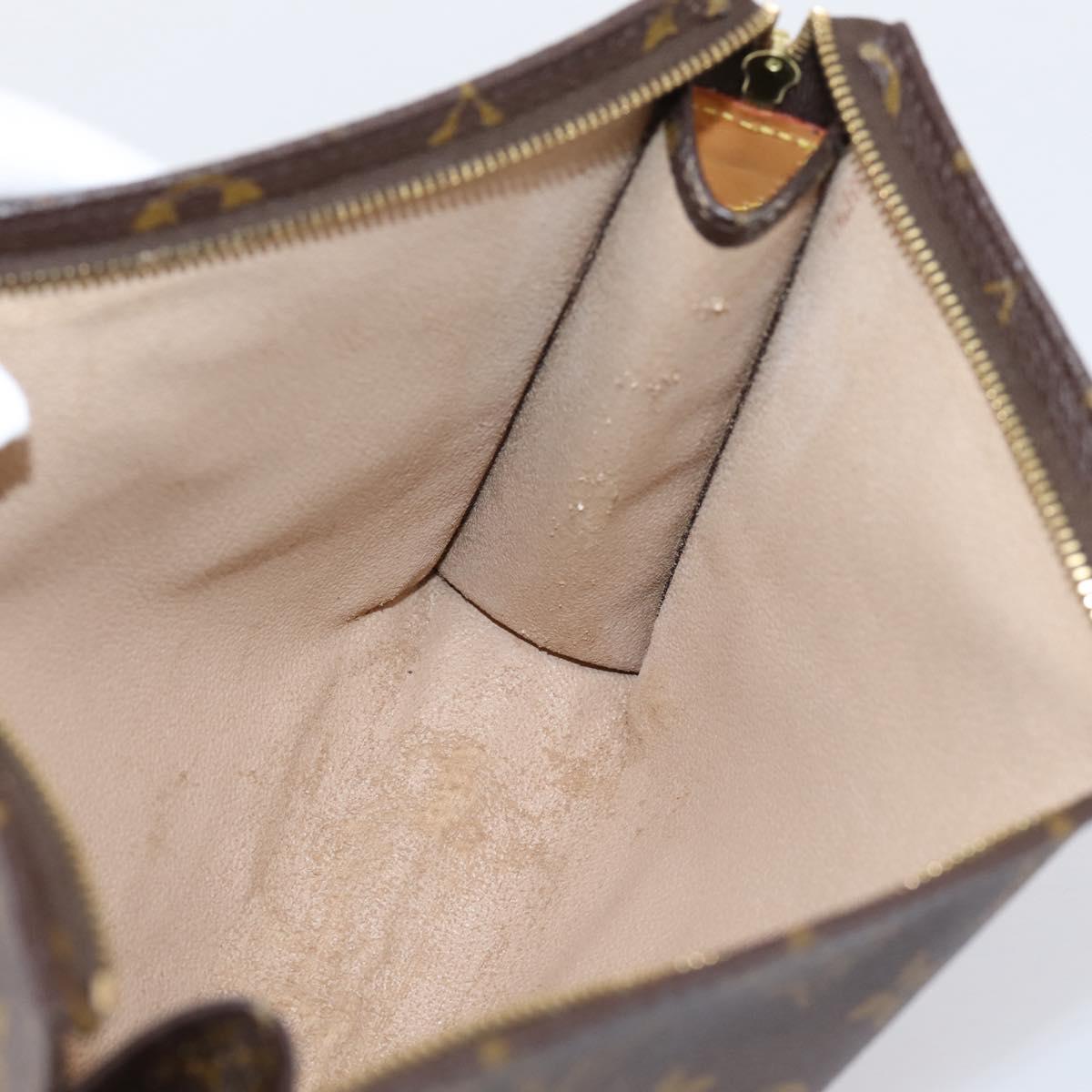 LOUIS VUITTON Monogram Poche Toilette 26 Pouch M47542 LV Auth 206675