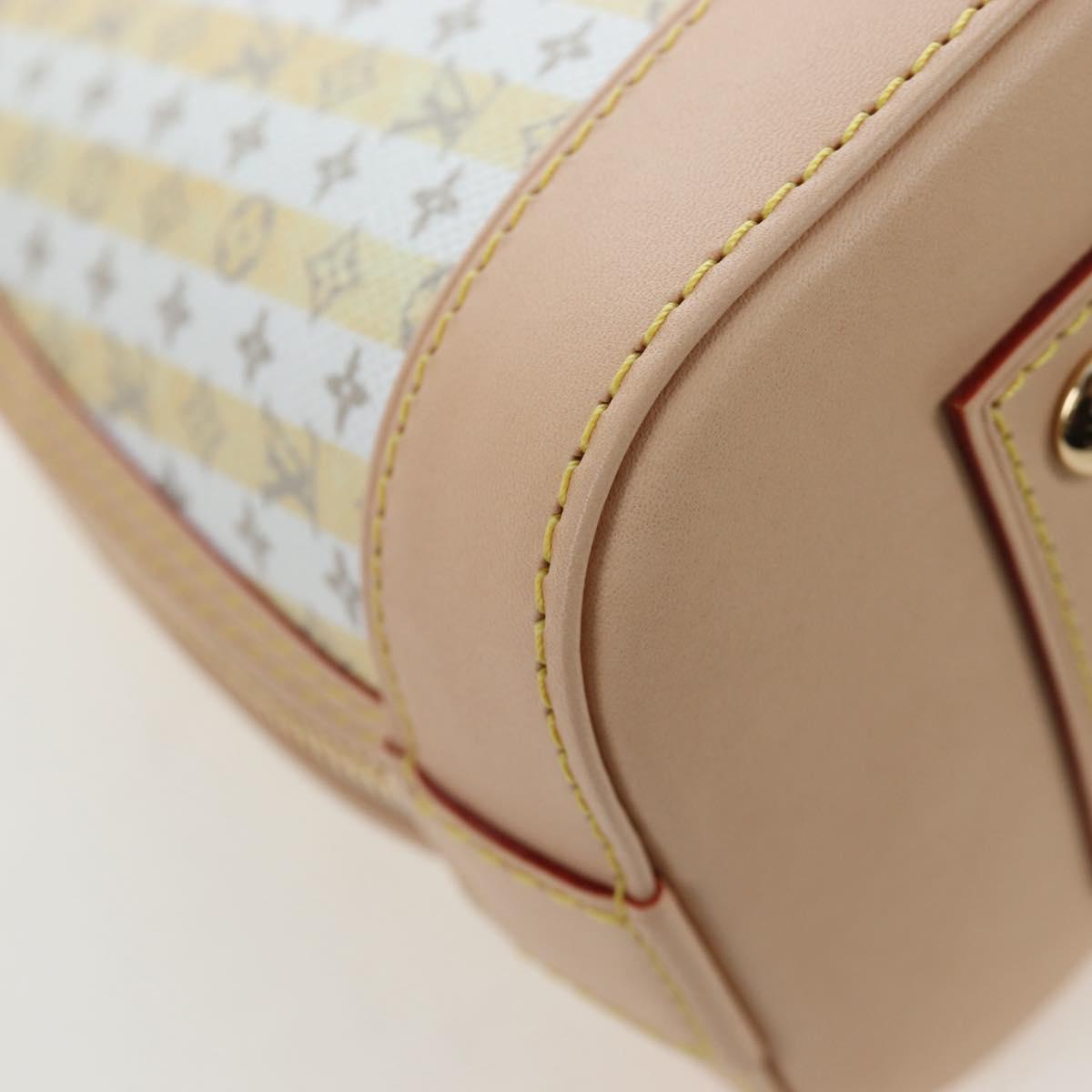LOUIS VUITTON Monogram TRUNKS&BAGS Alma BB Bag Banana M28672 LV Auth 206676SM