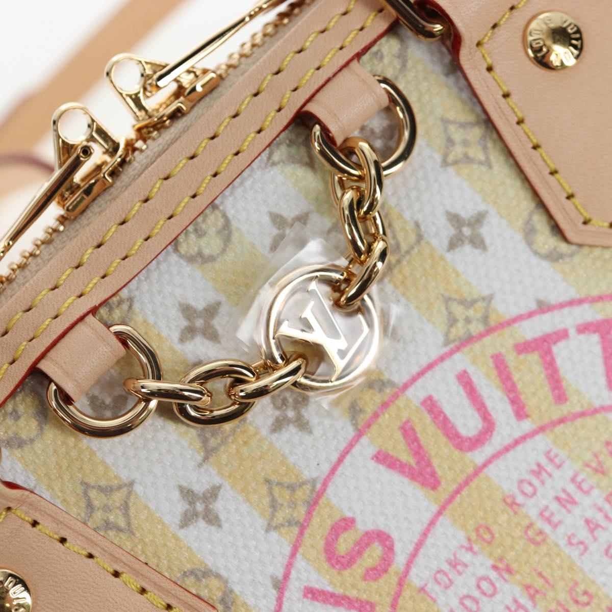LOUIS VUITTON Monogram TRUNKS&BAGS Alma BB Bag Banana M28672 LV Auth 206676SM