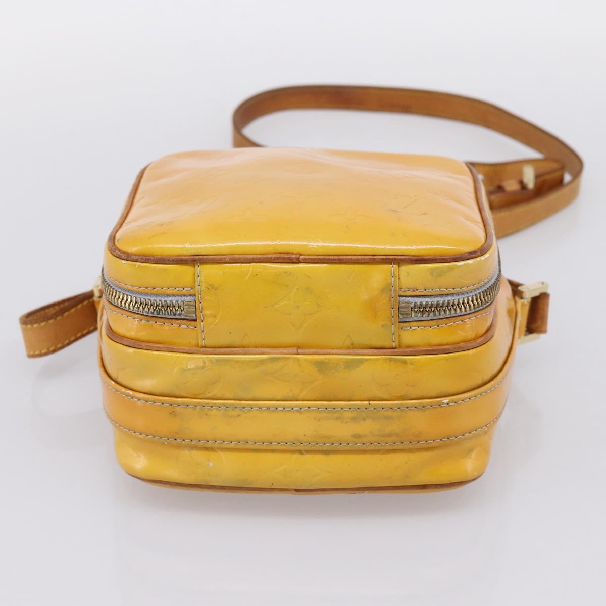 LOUIS VUITTON Monogram Vernis Wooster Shoulder Bag Gris M91036 LV Auth 206680