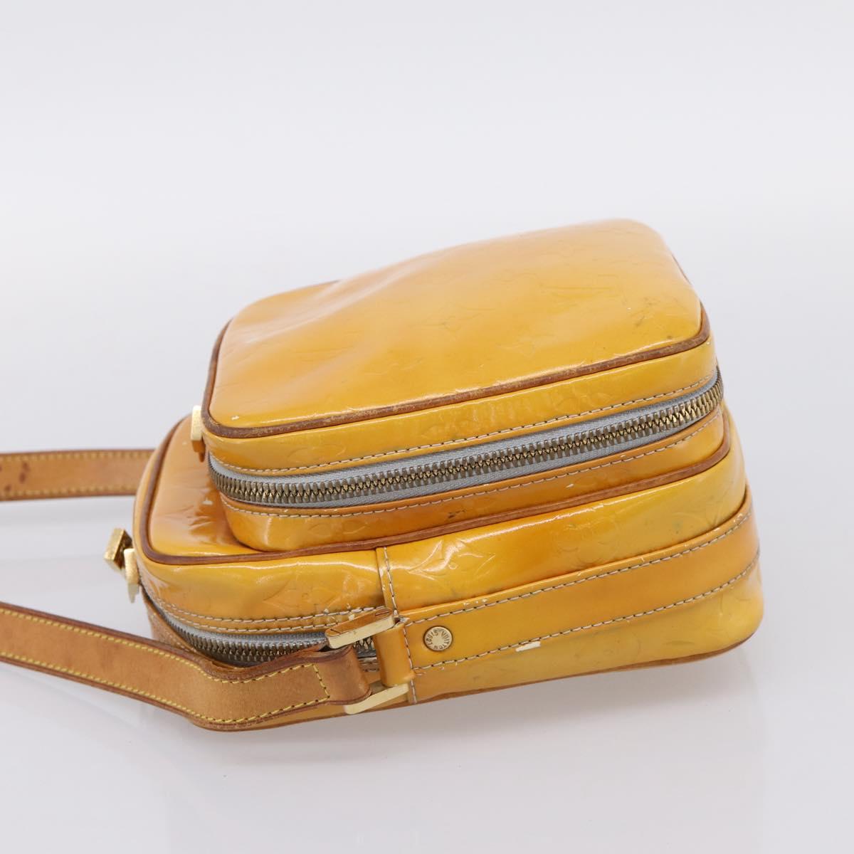 LOUIS VUITTON Monogram Vernis Wooster Shoulder Bag Gris M91036 LV Auth 206680