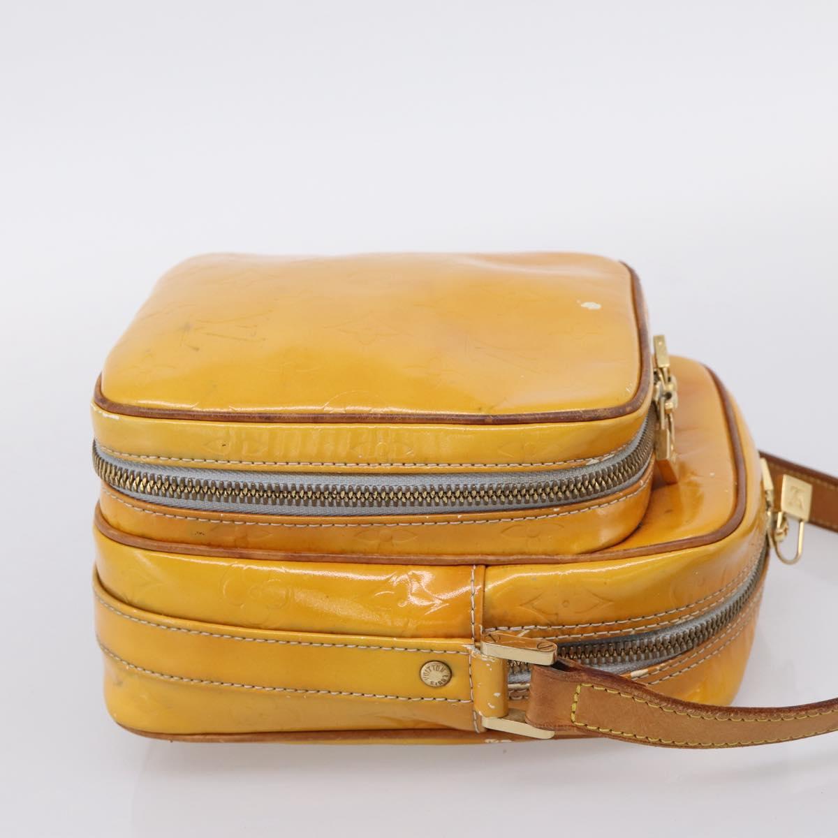 LOUIS VUITTON Monogram Vernis Wooster Shoulder Bag Gris M91036 LV Auth 206680