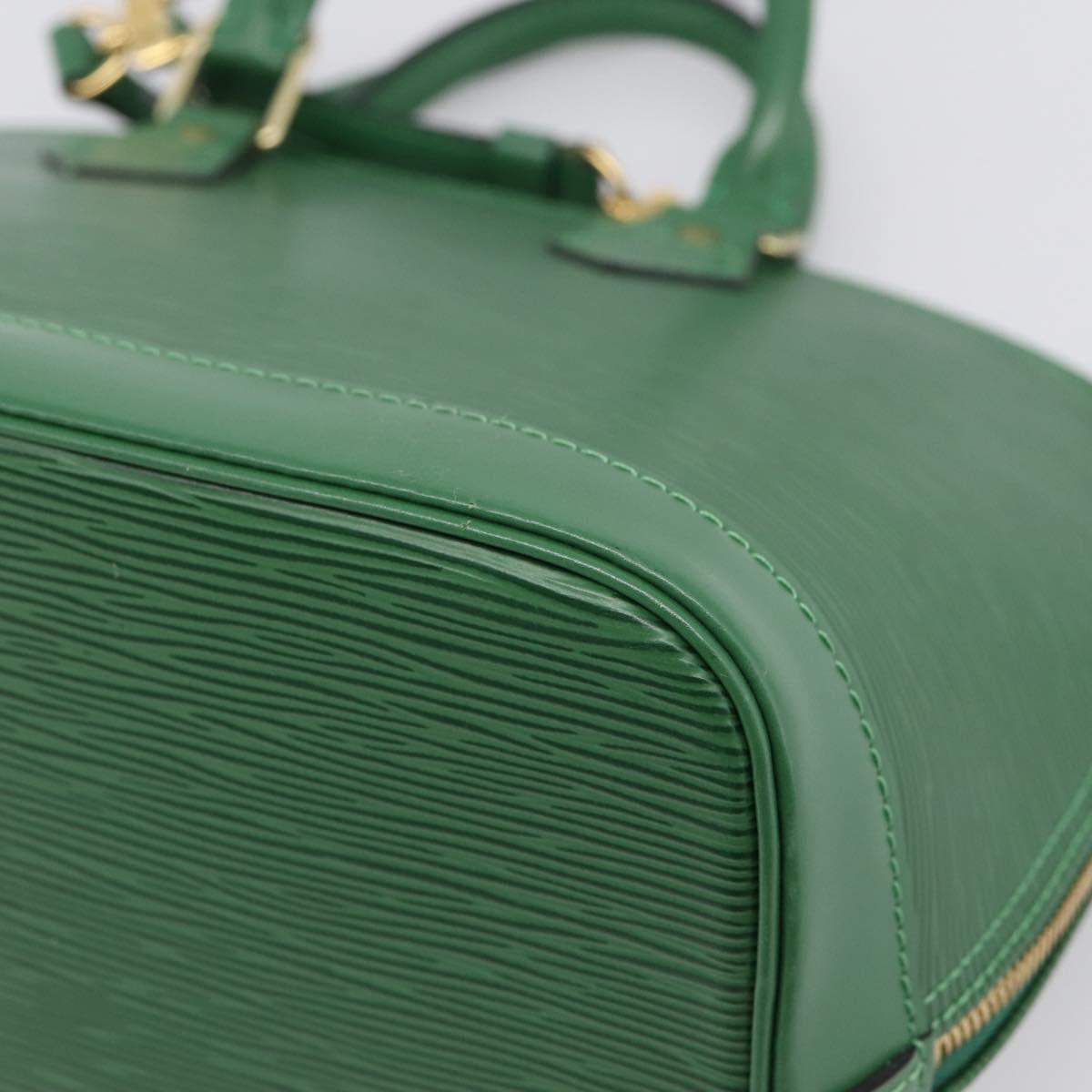 LOUIS VUITTON Epi Alma Hand Bag Borneo Green M52144 LV Auth 206682V