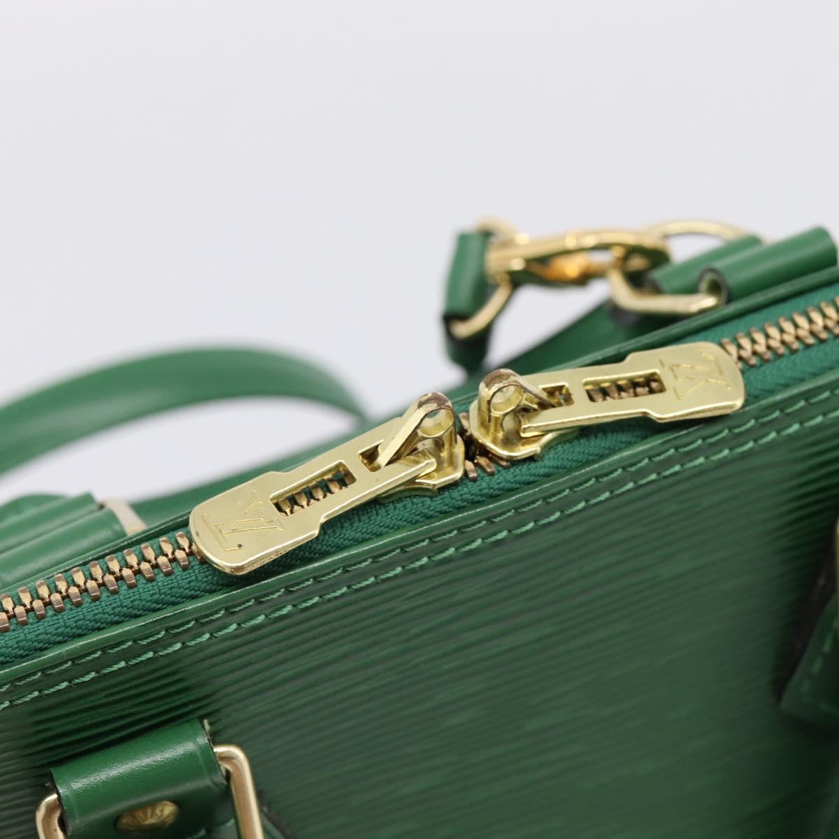 LOUIS VUITTON Epi Alma Hand Bag Borneo Green M52144 LV Auth 206682V